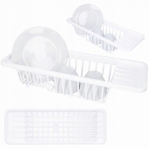 Ociekacz naczyń na zlew suszarka organizer biały