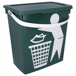 Kosz na śmieci pojemnik na bio odpady obierki 12l