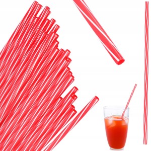 Słomki plastikowe wielorazowe do picia 50 szt eko