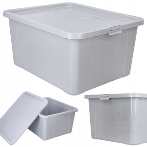 Organizer pojemnik plastikowy box zabawki szar 20l