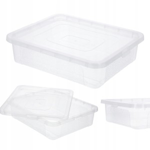 Pudełko box pojemnik plastikowy zamykany pudło 10l