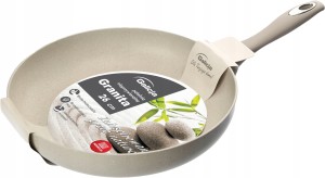 Patelnia indukcja gaz okrągła talerz 26 cm