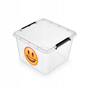 MOXOM SimpleStore Decor 32l kolorowe ilustracje na pojemnikach do przechowywania